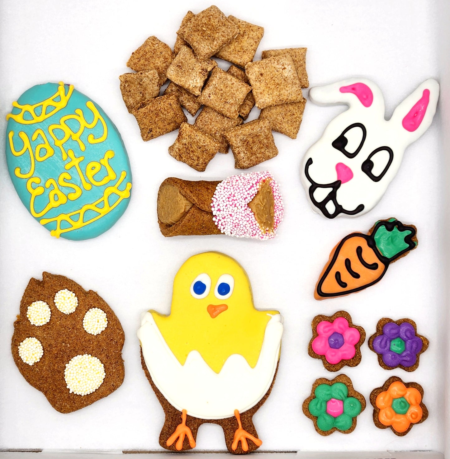 Happy Easter Dog Treat Gift Box