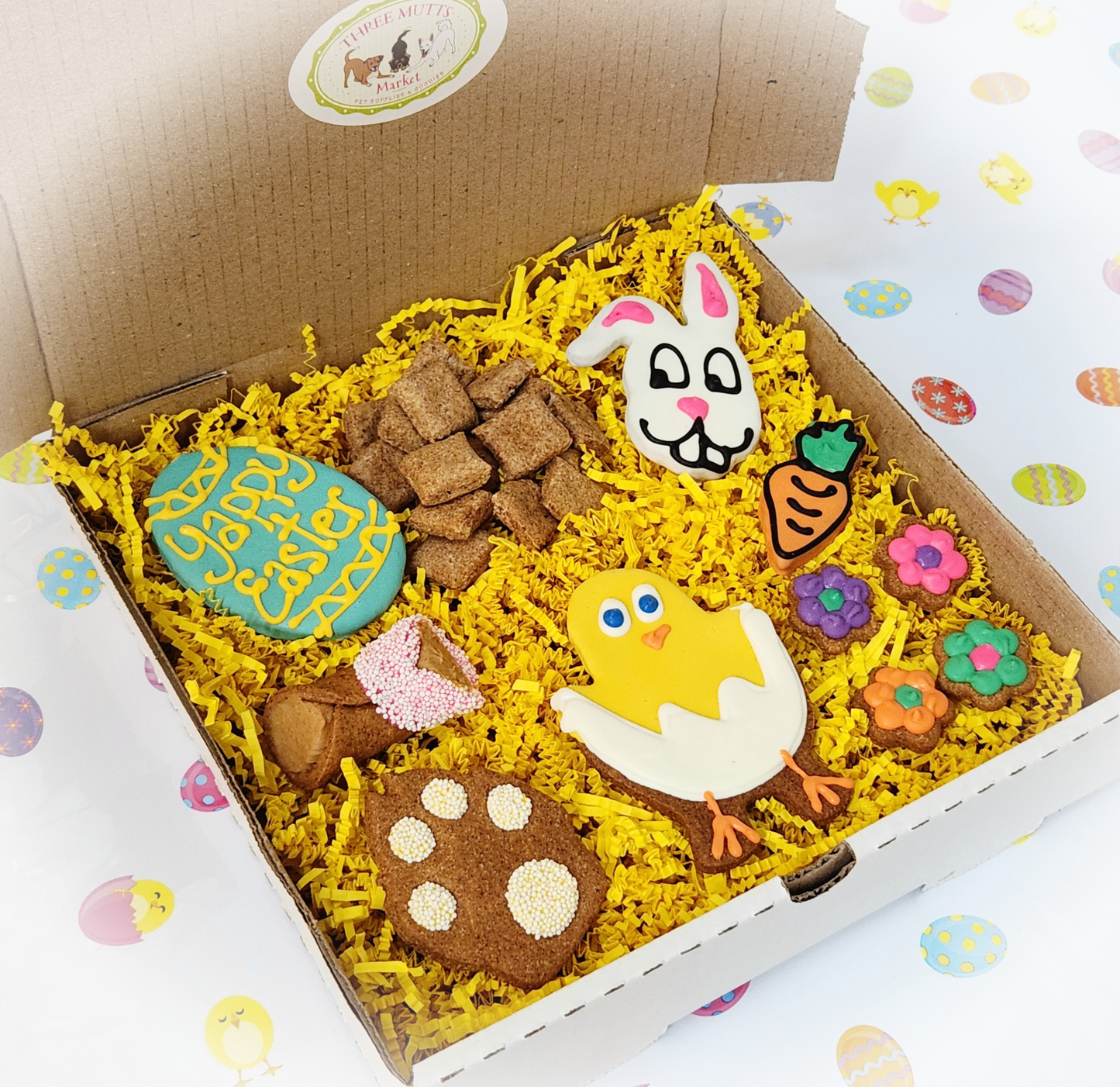 Happy Easter Dog Treat Gift Box