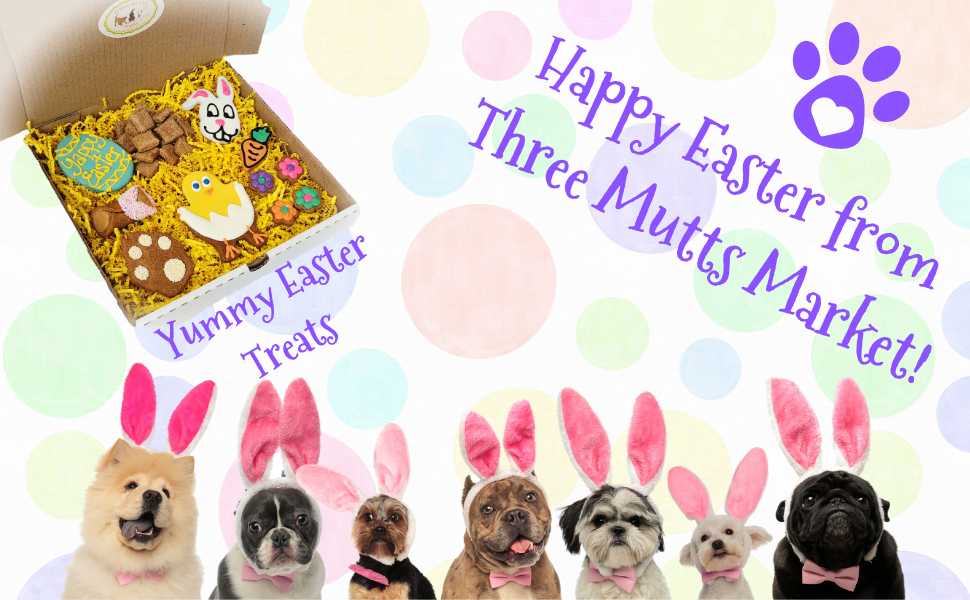 Happy Easter Dog Treat Gift Box