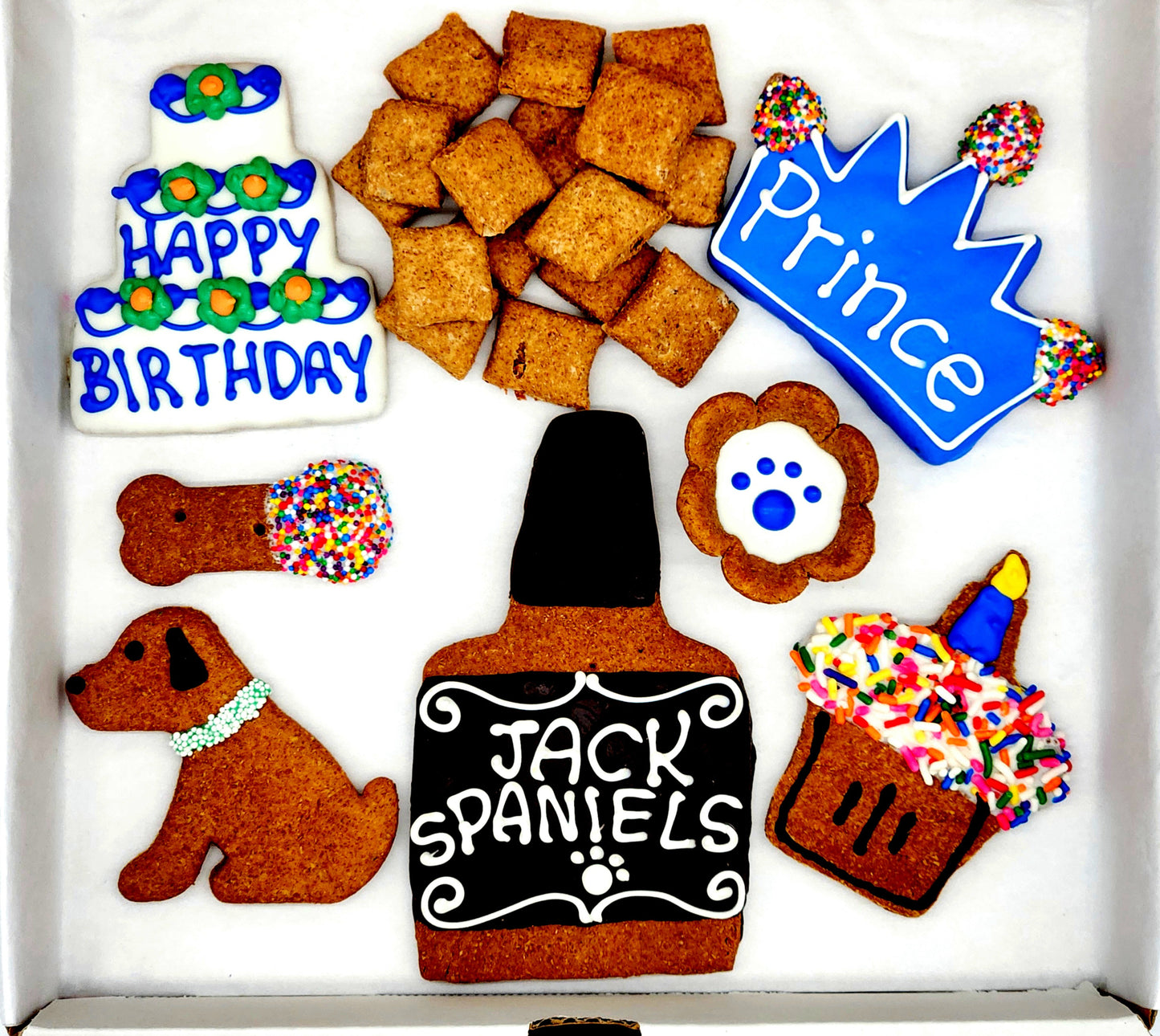 Birthday Boy Dog Treat Gift Box