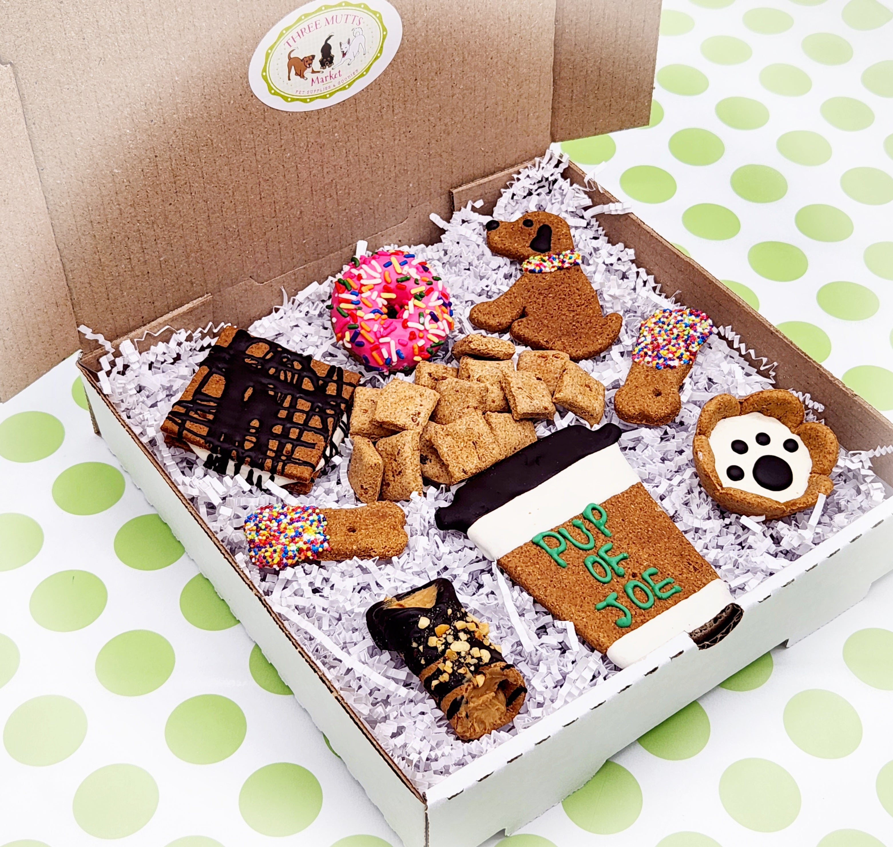 Pawtisserie Dog Treat Gift Box ThreeMuttsMarket