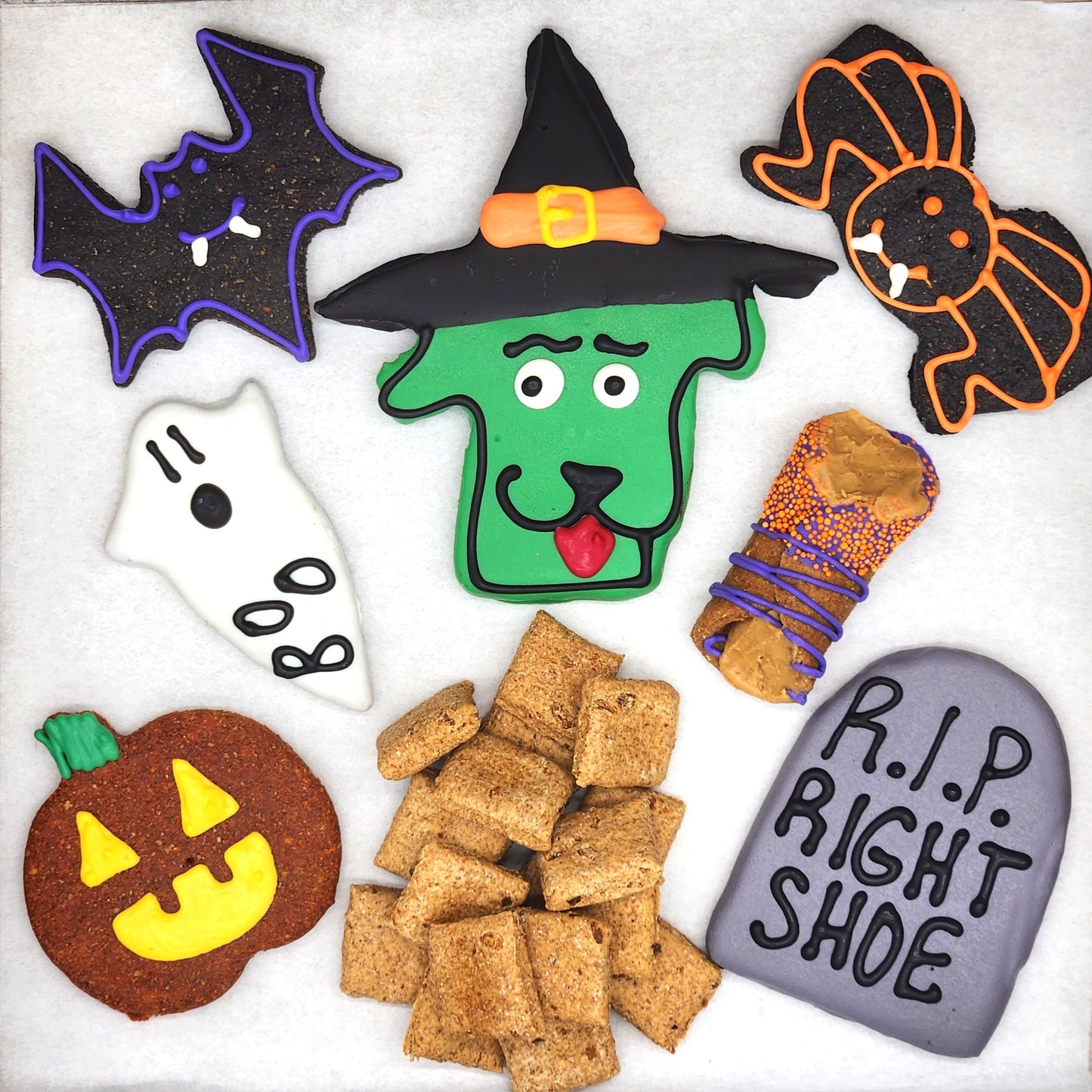 Howloween Pawty Dog Treat Gift Box