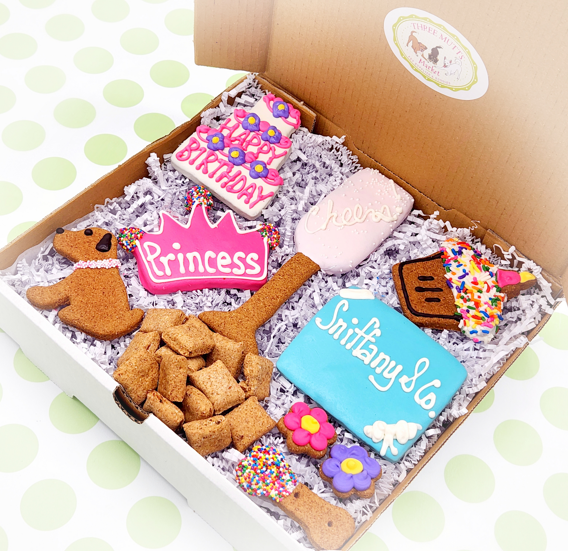 Birthday Girl Dog Treat Gift Box