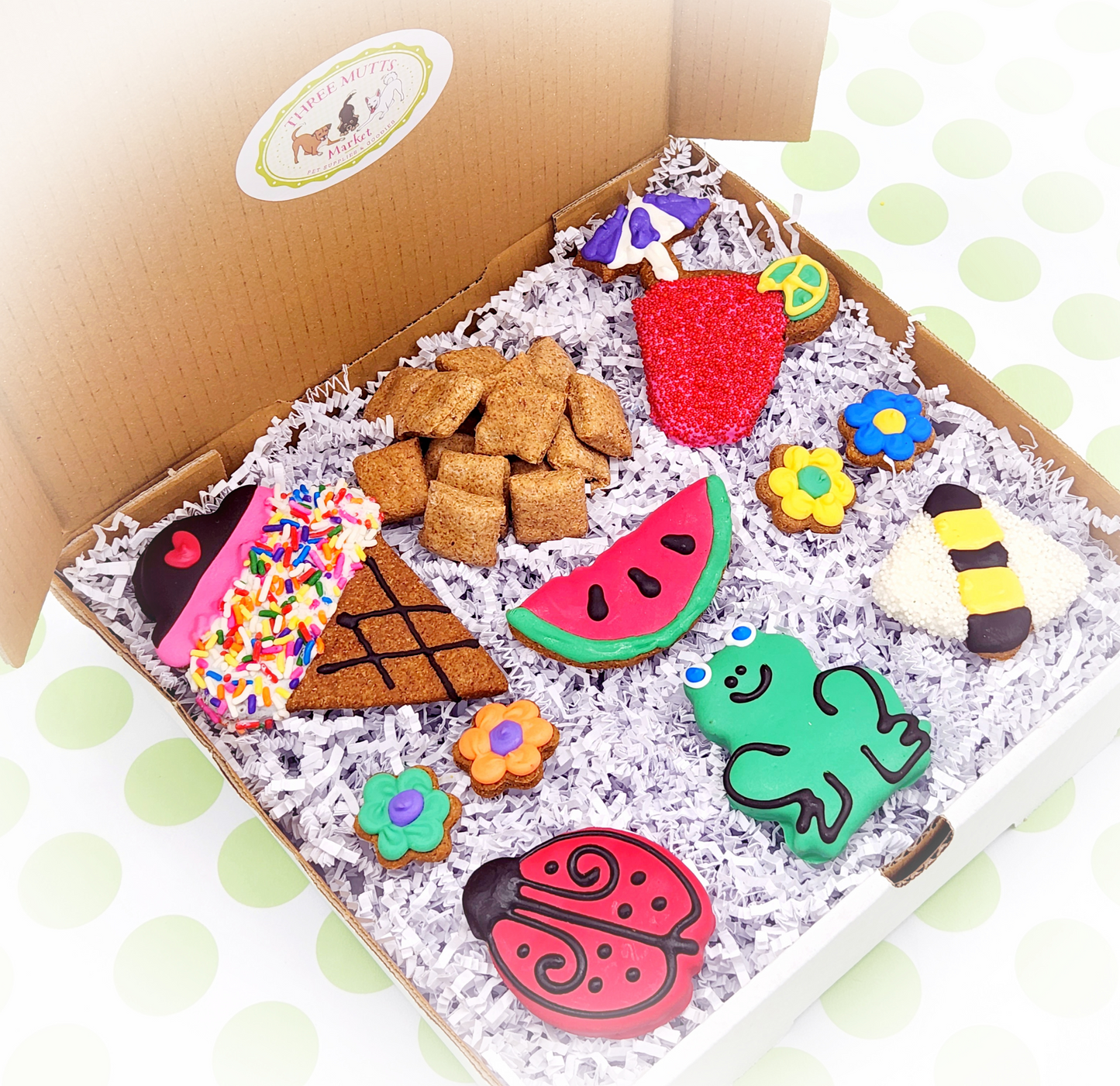 Sunny Days Dog Treat Gift Box