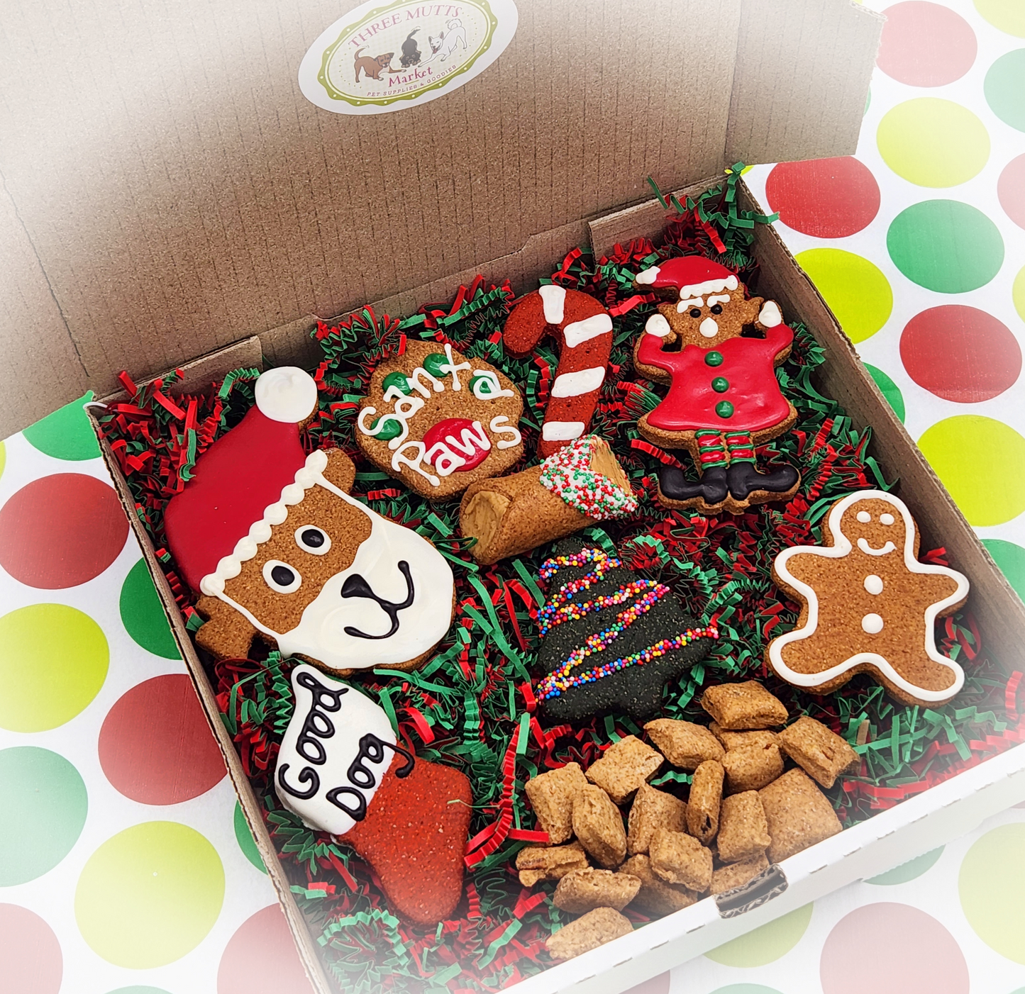 Christmas Pawty Dog Treat Gift Box